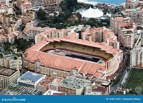 Beautiful Aerial View of Stade Louis II and Fontvieille Editorial Photography - Image of famous ...