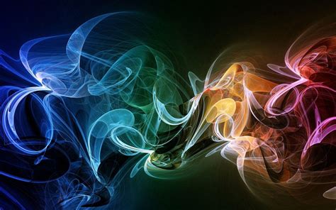 Colored Smoke Art