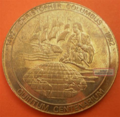 Rare Medal Spain Grand Regata Christopher Columbus Th Anniversary