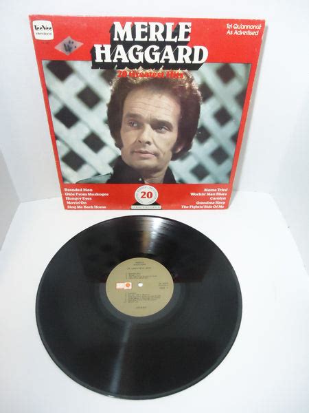 Merle Haggard ‎ 20 Greatest Hits Championship Vinyl