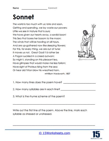 Poetry Rhyme And Rhythm Worksheet Have Fun Teaching Worksheets Library