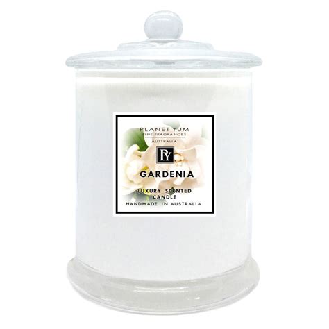 Gardenia Luxury Scented Candle Planet Yum Australia