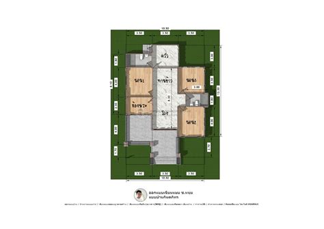 P-1119-แบบบ้านชั้นเดียว บ้านสมัยใหม่ ปั้นหยาอบอุ่น 3 ห้องนอน