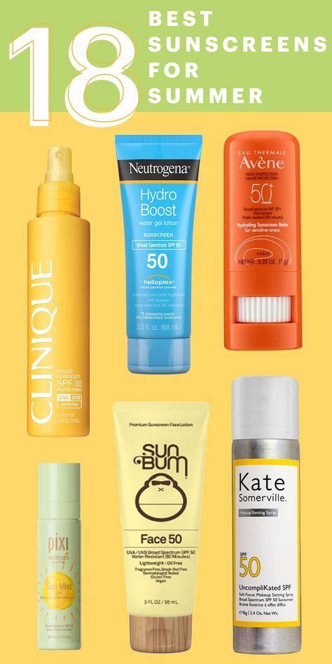 The Best Sunscreens For Your Face Artofit