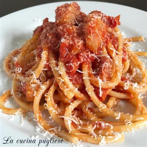 Bucatini All Amatriciana La Cucina Pugliese