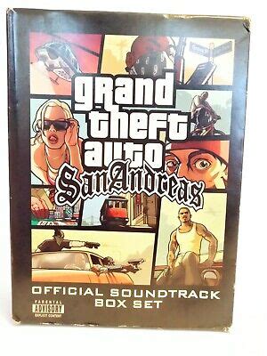 Grand Theft Auto San Andreas Official Soundtrack Box Set Rare