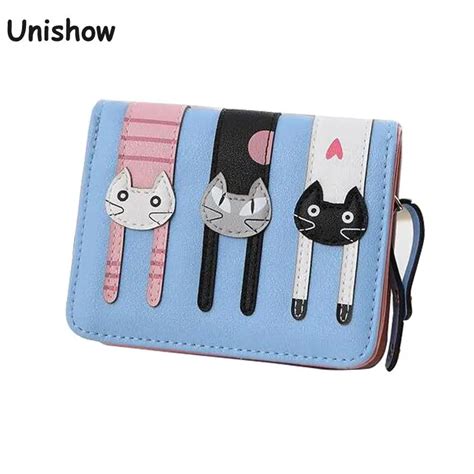 Lovely Cute Cat Wallet Small Zipper Coin Purse Fashion New Girl Wallet