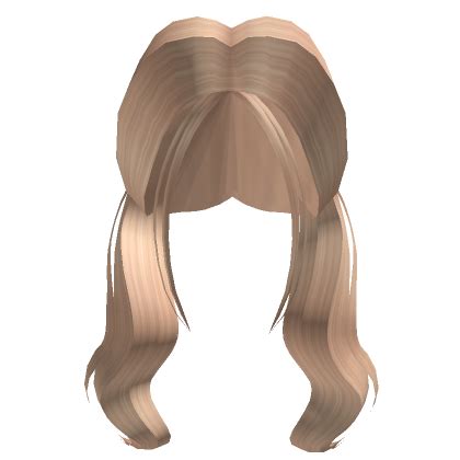 Preppy Wavy Low Pigtails In Blonde Roblox Item Rolimon S