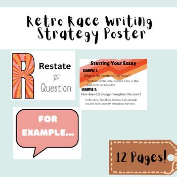 Retro Races Writing Strategy Posters By Mrs Sullivan Teaching From The