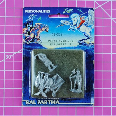 Ral Partha Paladin Knight Elf Dwarf Advanced Dungeons