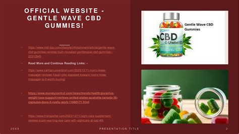 PPT - Gentle Wave CBD Gummies Reviews PowerPoint Presentation, free download - ID:12793607