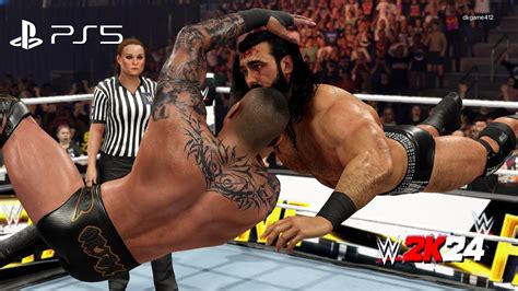 WWE 2K24 Randy Orton Vs Drew Mcintyre NO HOLDS BARRED MATCH WWE