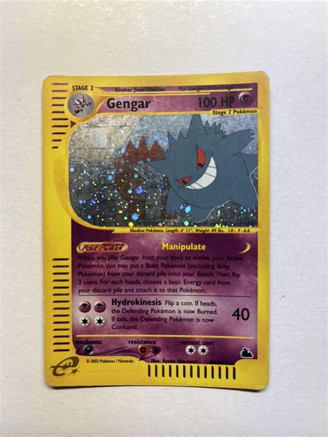 Gengar Skyridge Holo Rare Values Mavin