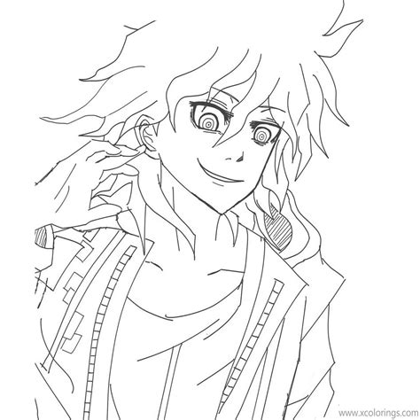 Nagito Coloring Page Coloring Pages