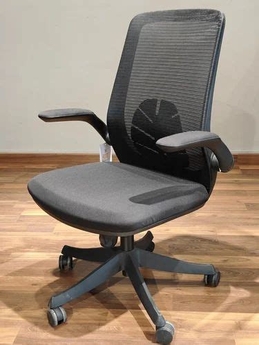 Mid Back Kia Staff Chair Fixed Arm Black At Rs 4200 In Ahmedabad ID