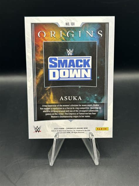 2023 Panini Chronicles WWE Asuka Origins Green Parallel 75 EBay