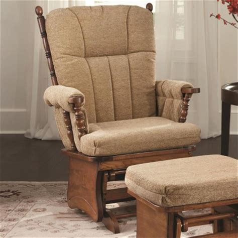 Brooks Furniture 1431 Post Back And Solid Panel Glider Rocker With Arm