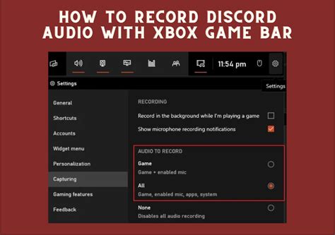 How To Record Discord Audio With Xbox Game Bar