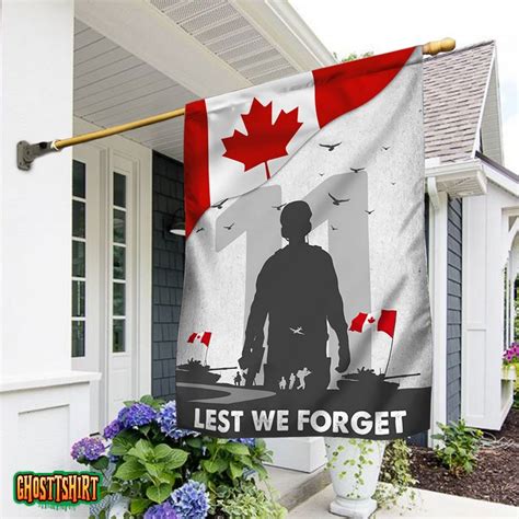 Remembrance Day Lest We Forget Canada Flag