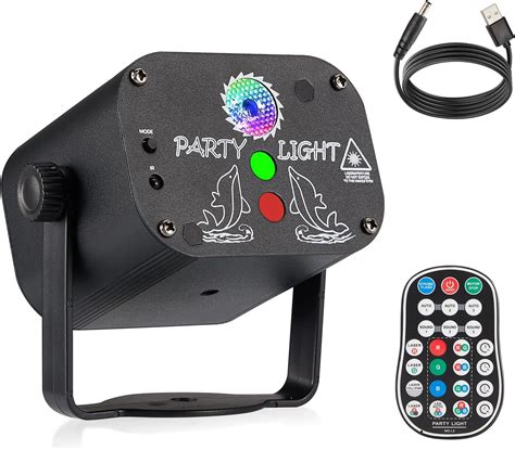 Luces Fiesta Discoteca Laser Dj Rgb Control Remoto Luces Escenario