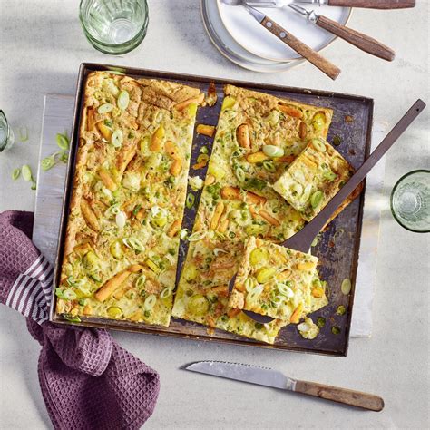 Gemüse Quiche Vom Blech Rezept I Frosta