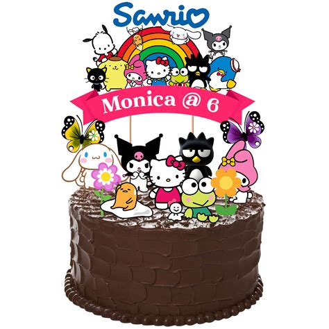 Sanrio Theme Customized Cake Topper Shopee Philippines