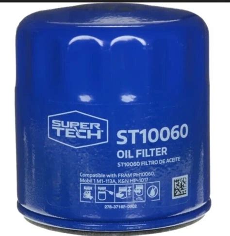 Supertech St Cross Reference Oil Filters Oilfilter