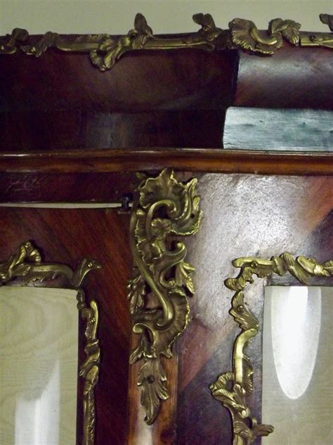 Proantic Vitrine Napoleon Iii Marquetry