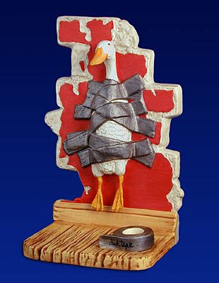 Duck Tape - Sculpture by Will Bullas