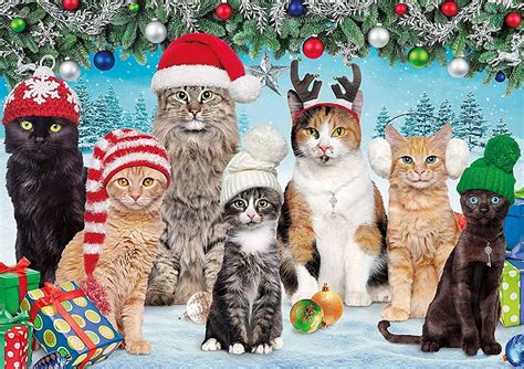 Share 79+ cute christmas cat wallpaper latest - in.coedo.com.vn