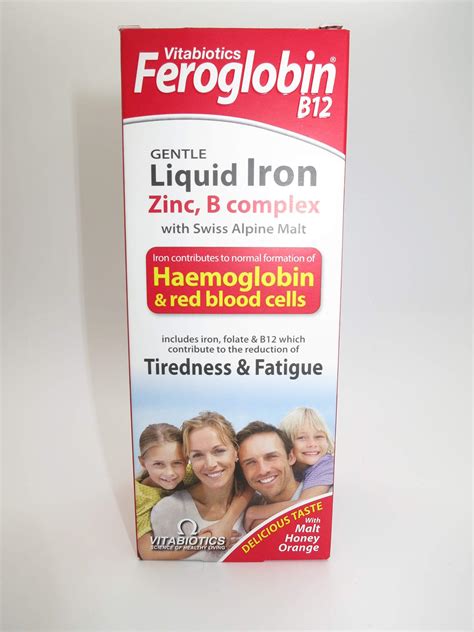 Amazon Feroglobin Vitabiotics B Iron Supplement Liquid Ml By