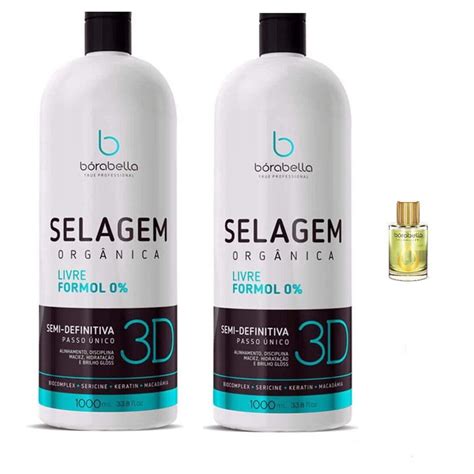 Kit 2 Borabella Selagem 3D SemiDefinitiva Orgânica 1L Submarino