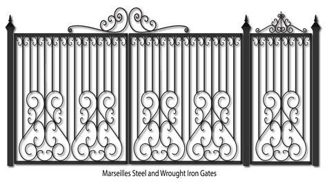 Steel Gate Wrought Iron Gates And Metal Fencing