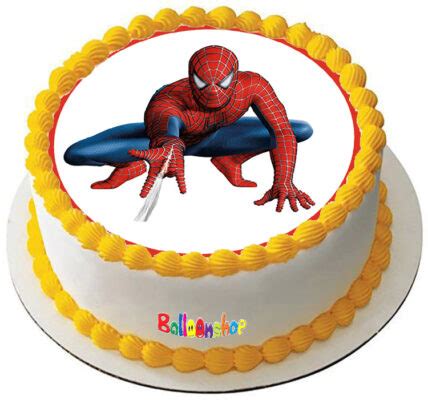 Cialda In Ostia Commestibile Senza Glutine Per Torta Tonda SPIDER MAN