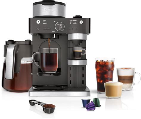 Ninja Espresso And Coffee Barista System Single Serve Coffee And Nespresso