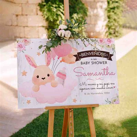 Letrero De Baby Shower Adorno Mod3 Supercreativa