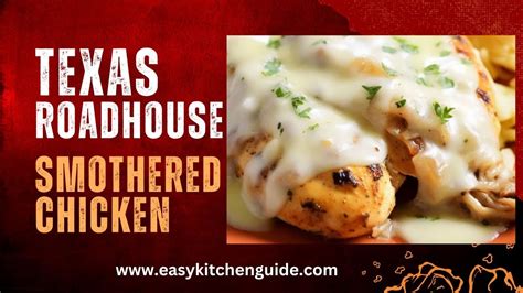 Texas Roadhouse Smothered Chicken Super Easy Very Delicious Copycat