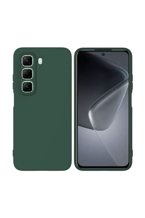 HANPORIUM Infinix Hot Pro Plus Uyumlu Silikon Kılıf Kamera Korumalı Esnek Pastel Renk Kapak