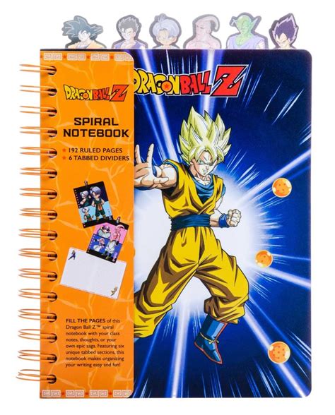 Dragon Ball Z Spiral Notebook Book By Insights Official Publisher