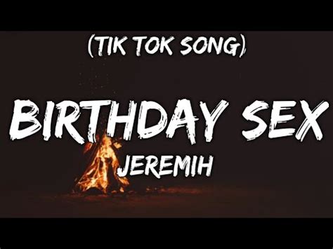 Jeremih Birthday Sex Lyrics 1 2 3 Think I Got You Pinned Don T Tap Out Tiktok Song YouTube