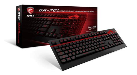 MSI Releases GK-701 Mechanical Gaming Keyboard - PC Perspective