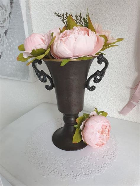 Pokal Shabby Chic Blumendeko Tischdeko Vintage Kaufen Auf Ricardo