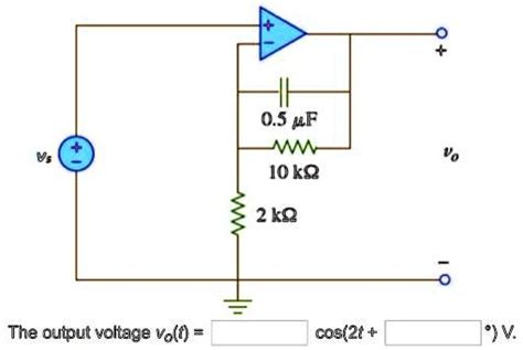 Solved Find The Output Voltage V0 In The Op Amp Circuit Given Below