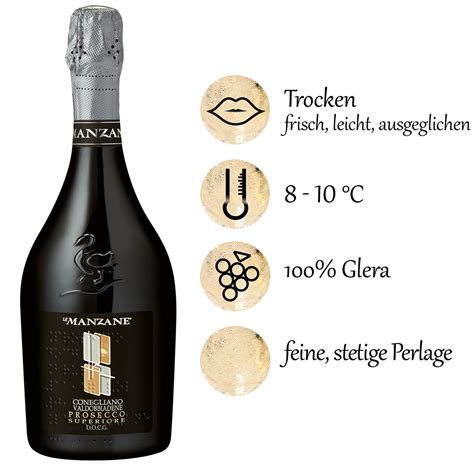 Prosecco Superiore Conegliano Valdobbiadene DOCG Brut Le Manzane