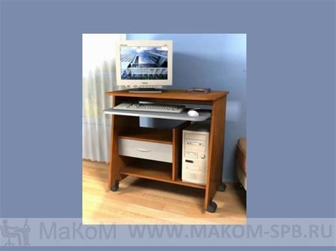 Стол под компьютер на колесах СК-3М купить в интернет-магазине МАКОМ СПб