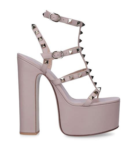 Valentino Garavani Valentino Garavani Rockstud Platform Sandals 155