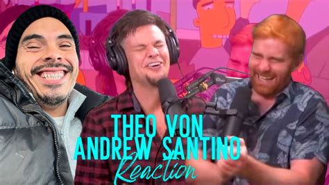 Theo Von And Andrew Santino Swap Pods First Time Reaction Youtube