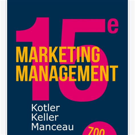 Jual Buku Marketing Management 15th Edition Kotler Keller Manceau