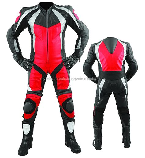 Motorcycle Leather Suit With Perfect Fitting And With Customer's ...