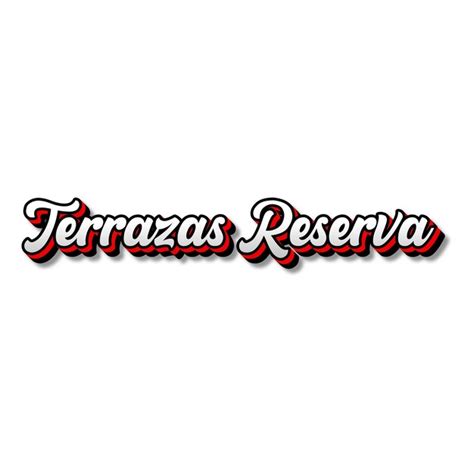 Premium Photo Terrazasreserva Text D Silver Red Black White